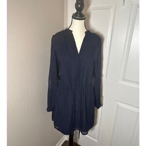 Katherine Barclay Montreal Navy Cinched Waist Dress